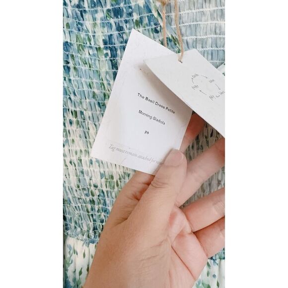 Christy Dawn The Basil Tiered Floral Maxi Dress Morning Gladiola Small Petite - Picture 7 of 9